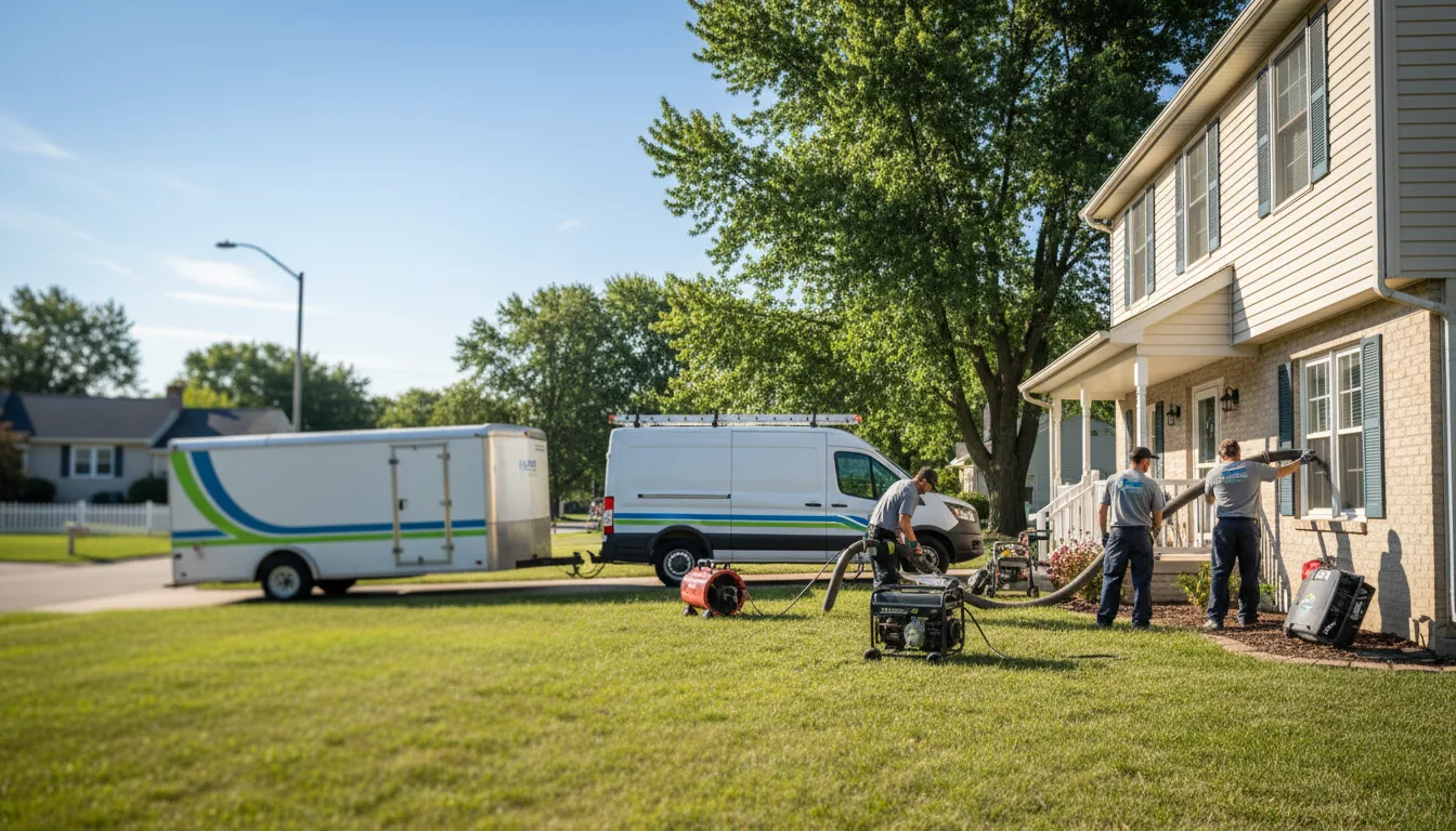 Flooded Basement Restoration And Cleanup With Repair in Pinesdale, MT near me